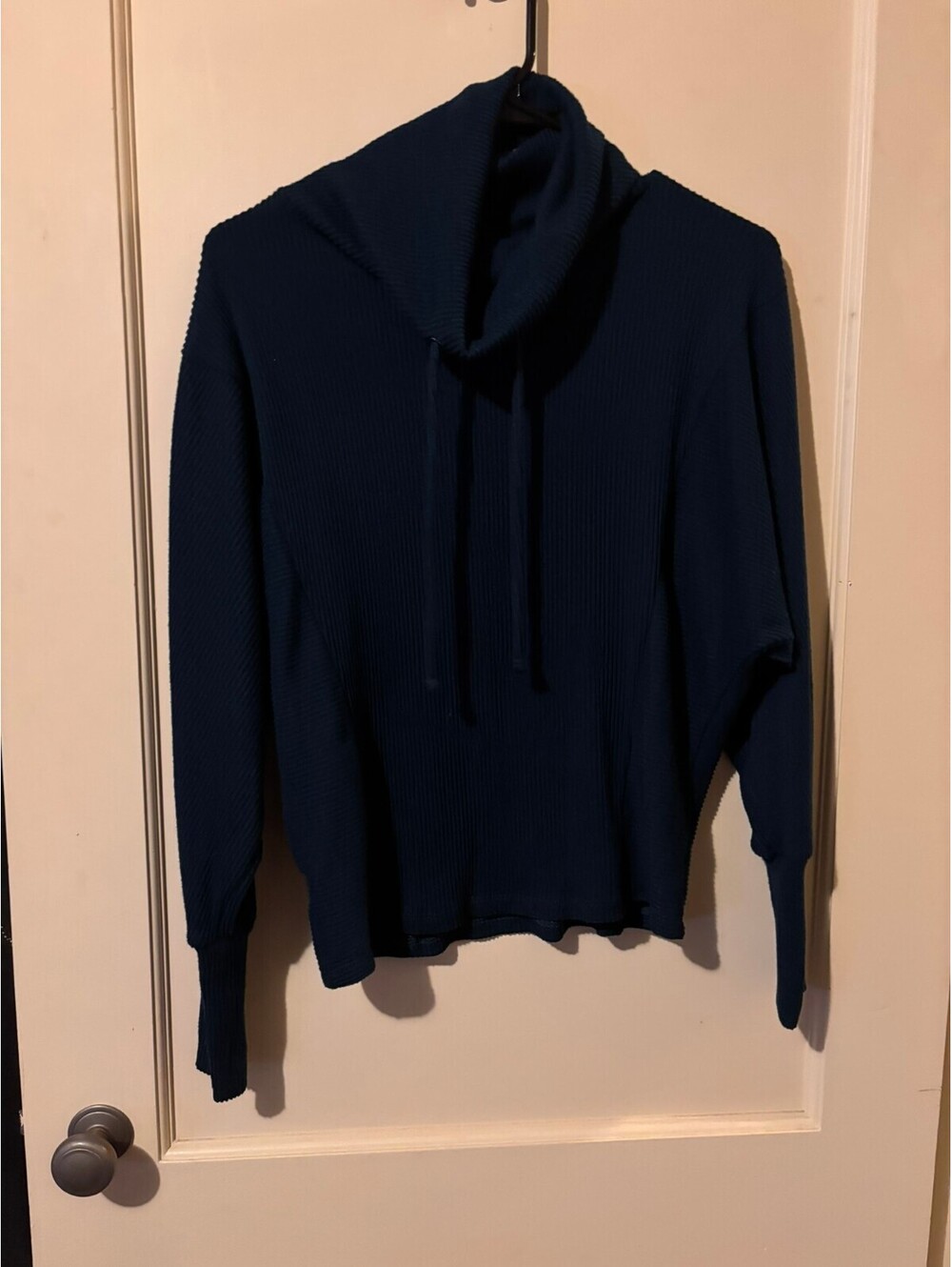 Teal Simply Vera ribbed Sweatshirt XS